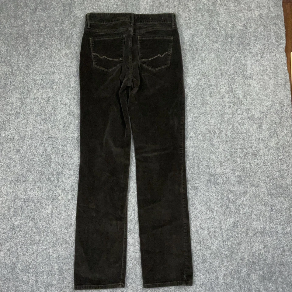 NYDJ Pants Womens Size 8 Brown Corduroy Marilyn Straight - Image 2 of 4