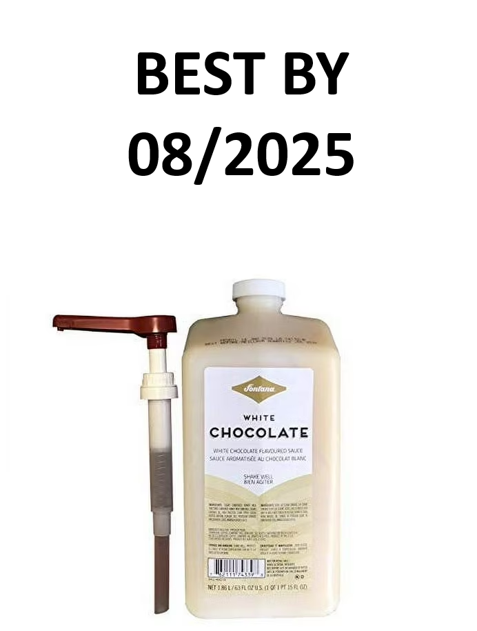 Fontana by Starbucks White Chocolate Mocha Sauce W/PUMP - SEE