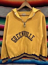 Vintage 60s Champion 1/4 Zip Hoodie Sweatshir...