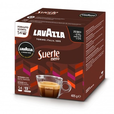 Lavazza 8733 Verpackung 54 Kaffeekapseln Kompatibel Mit A Modo Mio Suerte Nero