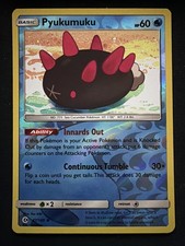 pyukumuku pokemon card value OutOfStock Uncommon Card Type Pyukumuku 47/149 Uncommon Sun &