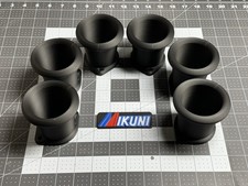 Triple Mikuni Solex 40 44phh Carbon Composite Velocity Stack 74mm Set Of Six