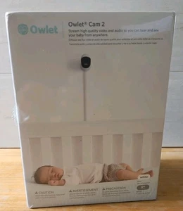 Owlet Cam 2 Smart Baby Monitor-HD Video, WiFi, Temp, Nightvision, 2-Way Talk NEW
