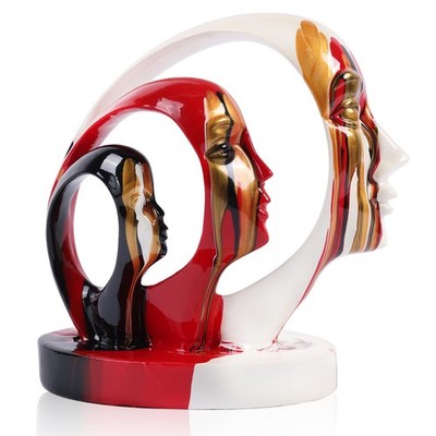 Colourful Human Statue, Modern Creative Art Art Sculpture for Home Decoration...