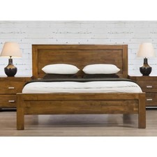 California Rustic Oak Double Bed