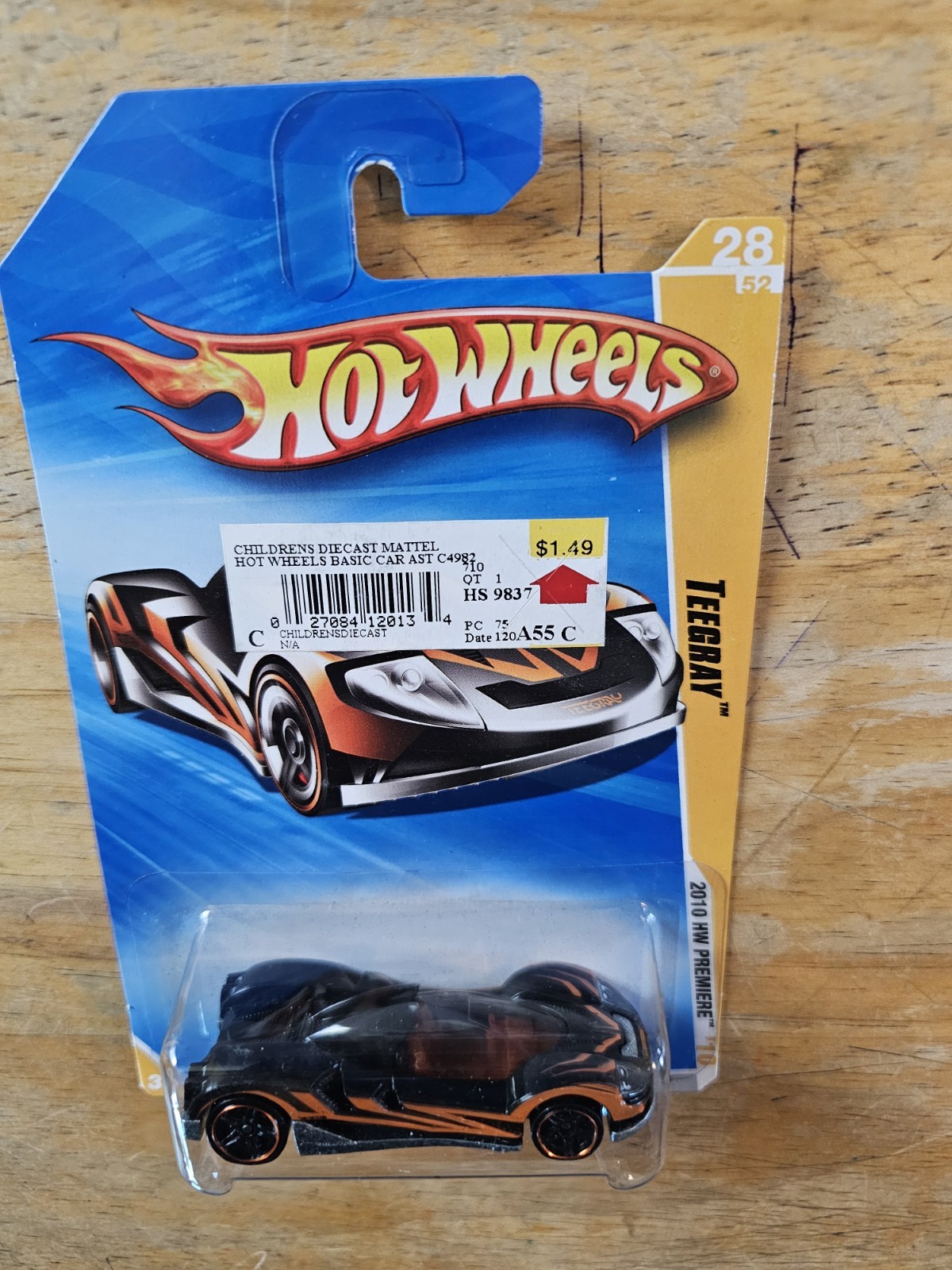 Hot Wheels Teegray, Black; 2010 HW Premier Series 28/52