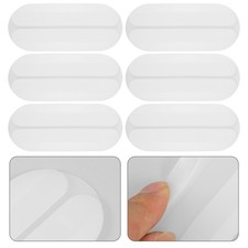 6 Pcs Anti-slip Shoulder Pads Underwear Silicone for Women Beige Color
