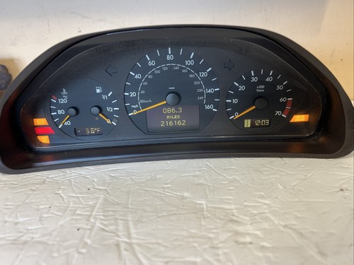 02 Mercedes W210 E430 E320  Speedometer 216k Mi Instrument Cluster  A2105401811