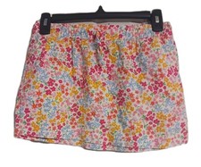 NWT Girls Old Navy Linen Blend Skirt Floral Size L 10-12 K5