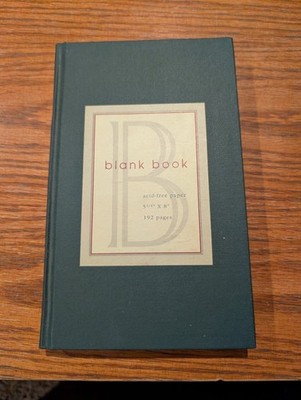 Blank Book Journal Hardcover Lined Pages 192 Acid-Free Paper Writing Notebook