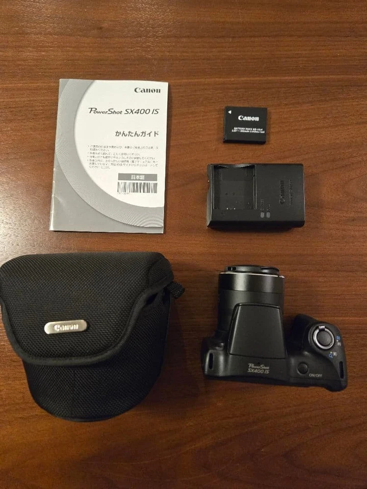 Cámara digital compacta Canon PowerShot SX400 IS con estuche cargador batería Foto 4 de 4