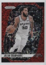 2024-25 Panini Prizm Fast Break Red Prizm 12/100 Julian Champagnie #158 11ng