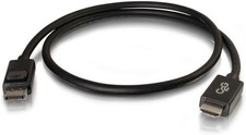C2G Legrand Display Port to HDMI, Male to Male Display port Cable, Black Display