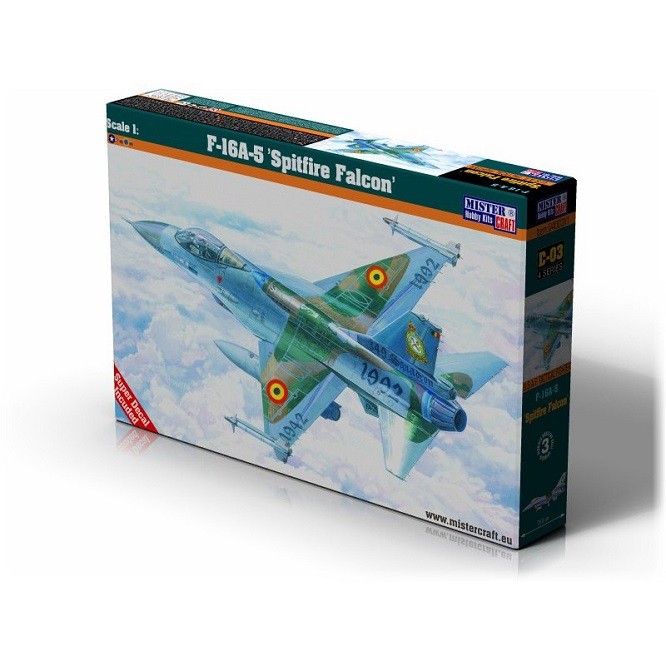 Mistercraft D-03 - 1:72 F-16A-5 Spitfire Falcon - New