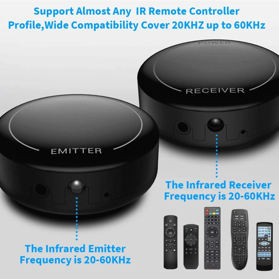 Infrared Wireless IR Repeater Long Range 500 Feet and IR Remote Control Extender - Image 3 of 4