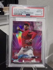 2018 Topps Chrome Update Shohei Ohtani RC Pink Refractor #HMT1 Angels PSA 10