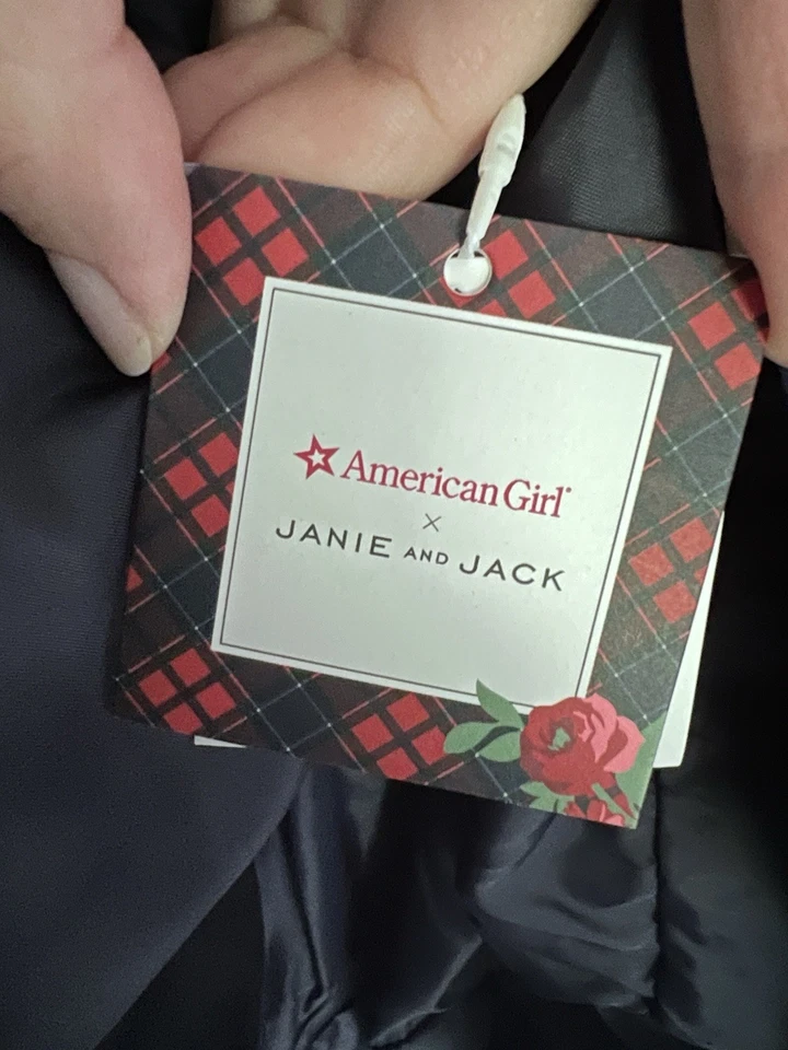 NWT - Janie and Jack x American Girl Roses Dress - Size 5T - Image 3 of 4