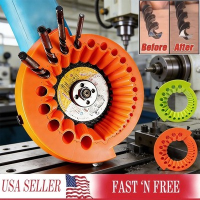 Angle Grinder Drill Bit Sharpener Tool for 2-13mm Bit Power Grinding Attachme US