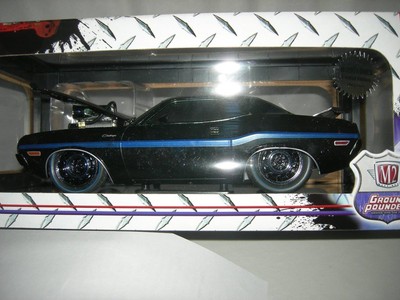 70 Dodge Challenger M2 Ground Pounder Lim Ed. 500 Pcs.Black 1:18 scale die cast