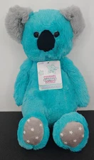 Worlds Softest Plush Blue Koala 14" Stuffed Animal Beverly Hills Teddy Bear NWT