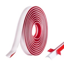 Flexible Quarter Round Molding Trim - 118" Self-Adhesive Silicone Shoe Moldin...