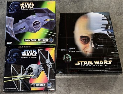 Star Wars Masterpieces Edition Anakin Plus Vaders Tie Fighter Lot Of 3 NIB