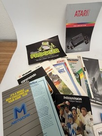 Tested Atari 2600 Video Game Console Lot With 90+ Games MANUALS and extras