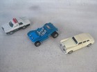 Vintage Tonka/Bandai GoBots Car Lot BuggyMan, Tux, Hans-Cuff Police Car 1980s