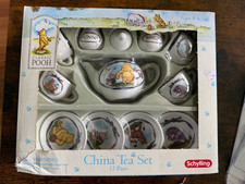 Schylling Disney  Classic Pooh  China Tea Set NEW Sealed Vintage 12 Piece Age 8 