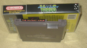 The Mutant Virus + Case for NES .Authentic. Clean/Tested Nintendo. MINT!