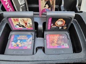 BLUE Sega Game Gear 1-ASIC The lion king edition RARE! W Games & Case