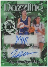 2026 Leaf Metal Women of Sport Azzi Fudd, Lauren Betts 3/3 Dazzling Duos Auto