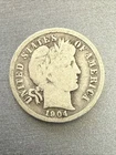 1904 Barber Dime 10c Circulated