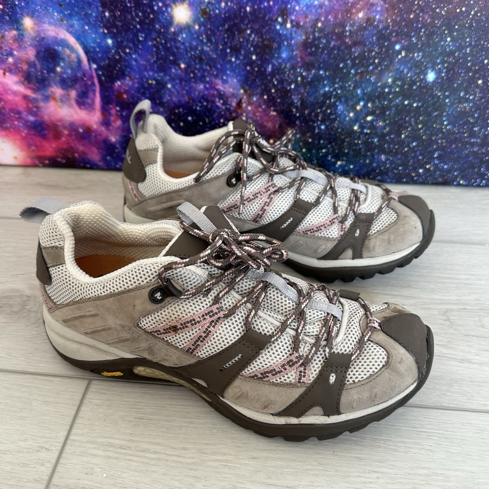 Merrell Siren Sport Elefante Rosa Donna Taglia 9 Vibram Trail Scarpe da Escursionismo