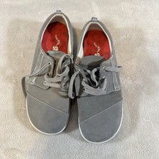 SAS Grey Leather Lifestyle Walking Comfort Shoes Women's Size 6