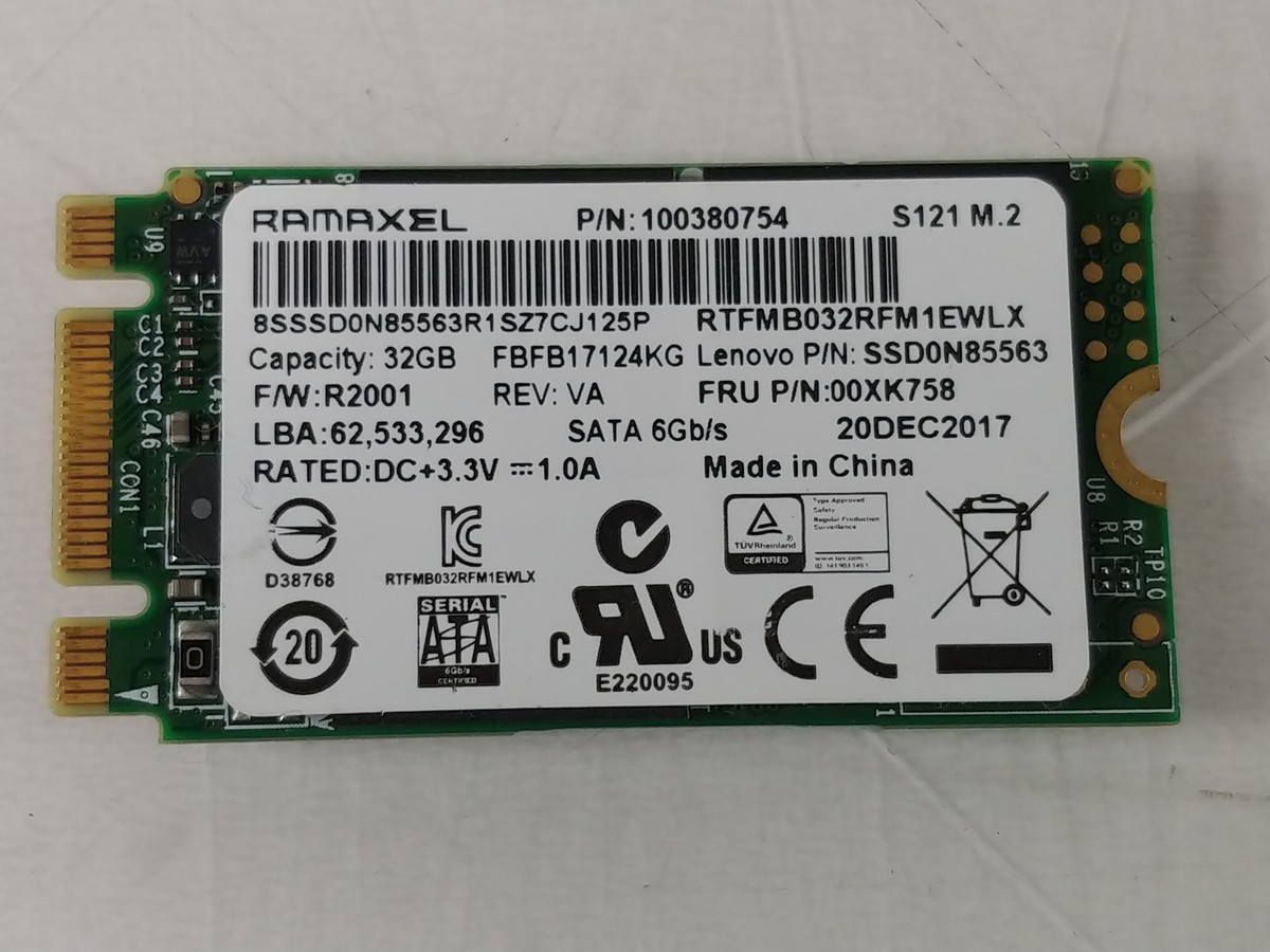 Ramaxel 32gb RTFMB032RFM1EWLX M.2 NGFF 2242 SSD Solid State