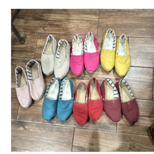TOMS Women s Canvas Slip-On Flats Multicolor ...