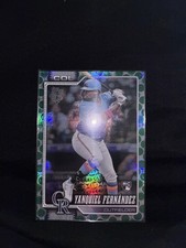 2026 Topps MLB Series 1 #116 Yanquiel Fernandez RC Green Spring Training /99 SP