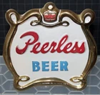 Peerless Beer Plastic Beer  Sign Lacrosse, Wi Vintage 1950's NEW OLD STOCK