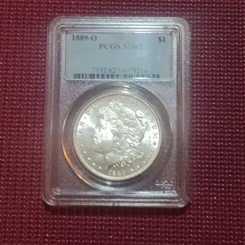 1889O Morgan Silver Dollar $1 PCGS MS 62