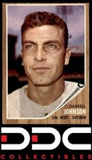 1962 Topps #16 Darrell Johnson Reds Excellent