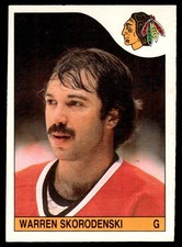 1985-86 O-Pee-Chee VTG OPC Rookie Warren Skorodenski Rookie Chicago Blackhawks