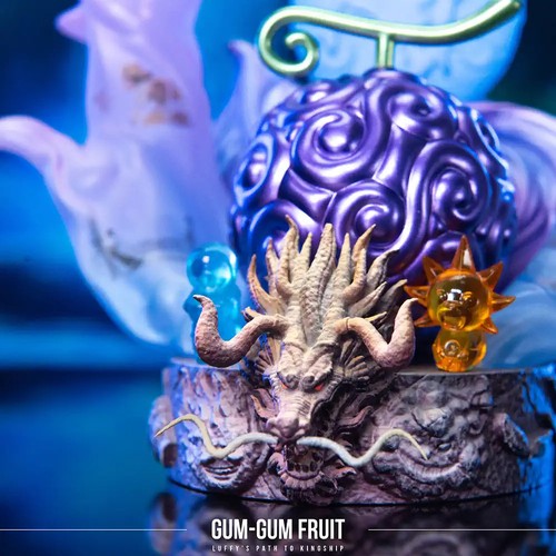 NIUZI Studio Gum Gum Fruit Anime Statue With LED Limited GK Model New Stock - Picture 2 of 11