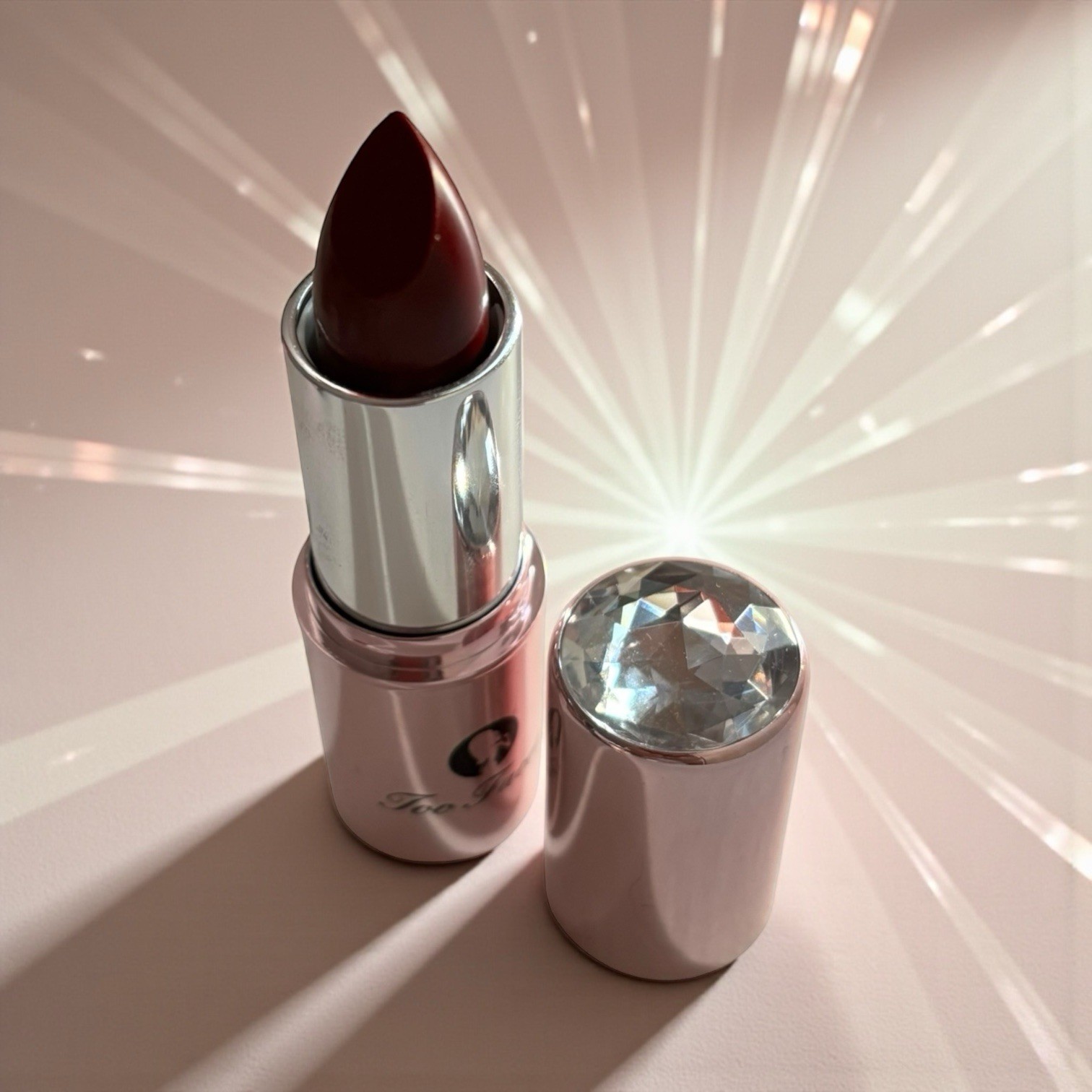 TOO FACED Lip of Luxury Champagne Essence Infused Lipstick in Drop Dead Red 3.5g