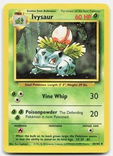 Base Set Unlimited Ivysaur 30/102 Lightly Played Pokemon UC Tcg Card