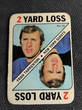 Sharp 1971 Topps Game #35 Fran Tarkenton New York Giants Football Card- EX