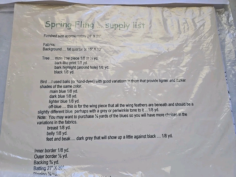 Kit de patrón de apliques de lana Spring Fling de Dawn Shuck Foto 3 de 4