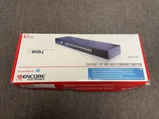 Encore Electronics 24-PORT 10/100 Fast Ethernet Switch ENH924-AUT, Original Box