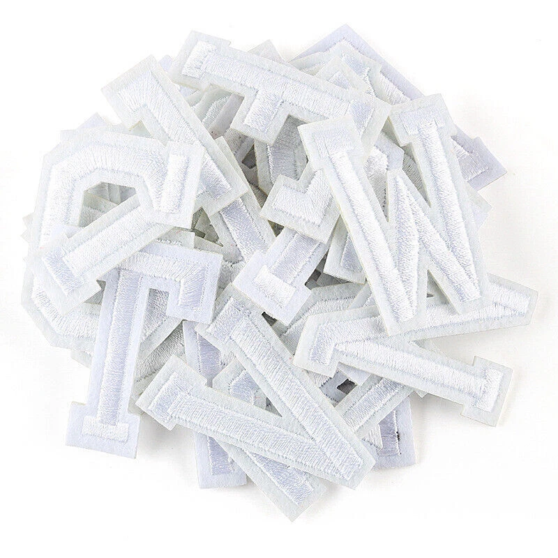 26pc A-Z Alphabet Letter Embroidered Patch Badge Sew Iron On Applique DIY Sewing - Image 4 of 4