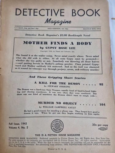 Detective Book Magazine Vol 4 No. 5, 1943 - Picture 6 of 7